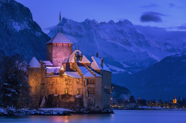 Une soirée dhiver au Chateau de Chillon